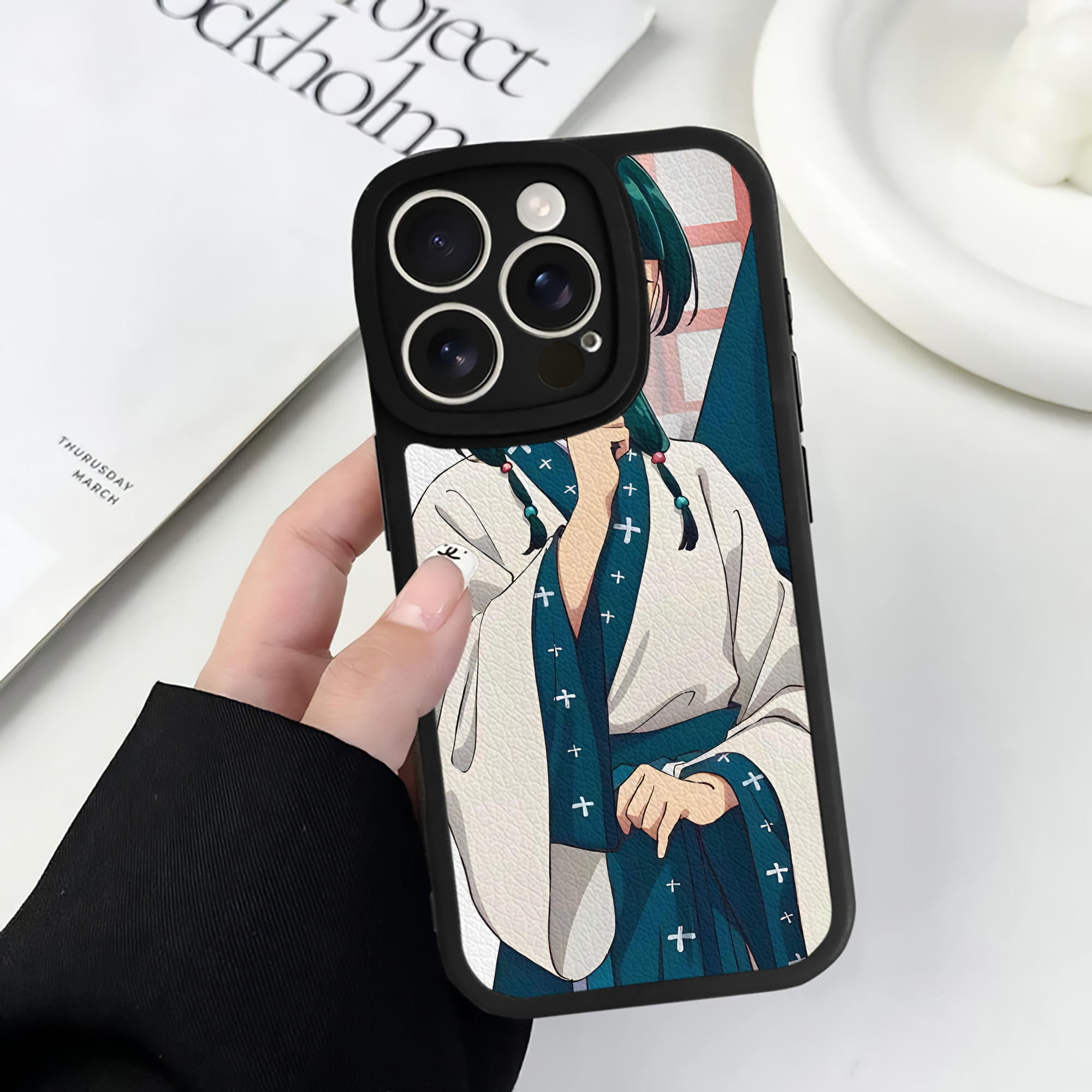 薬屋のひとりごと The Apothecary Diaries 【iPhone 16シリーズ対応】シリコンスマホケース（レザー調） 材質：シリコン